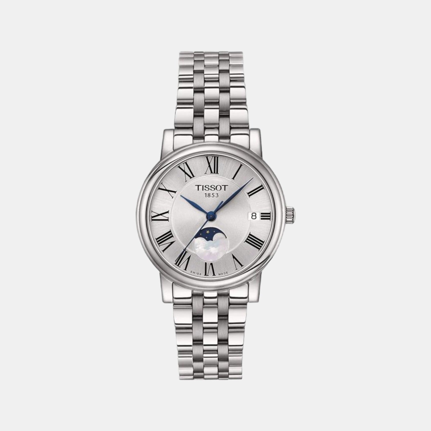 Tissot Round Silver Analog watch