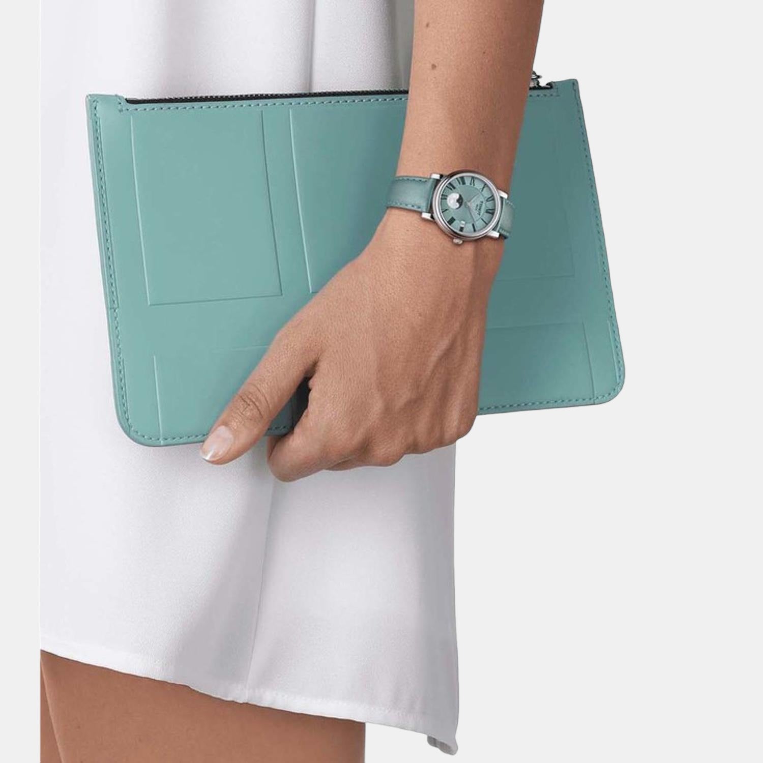 Tissot Leather Blue watch