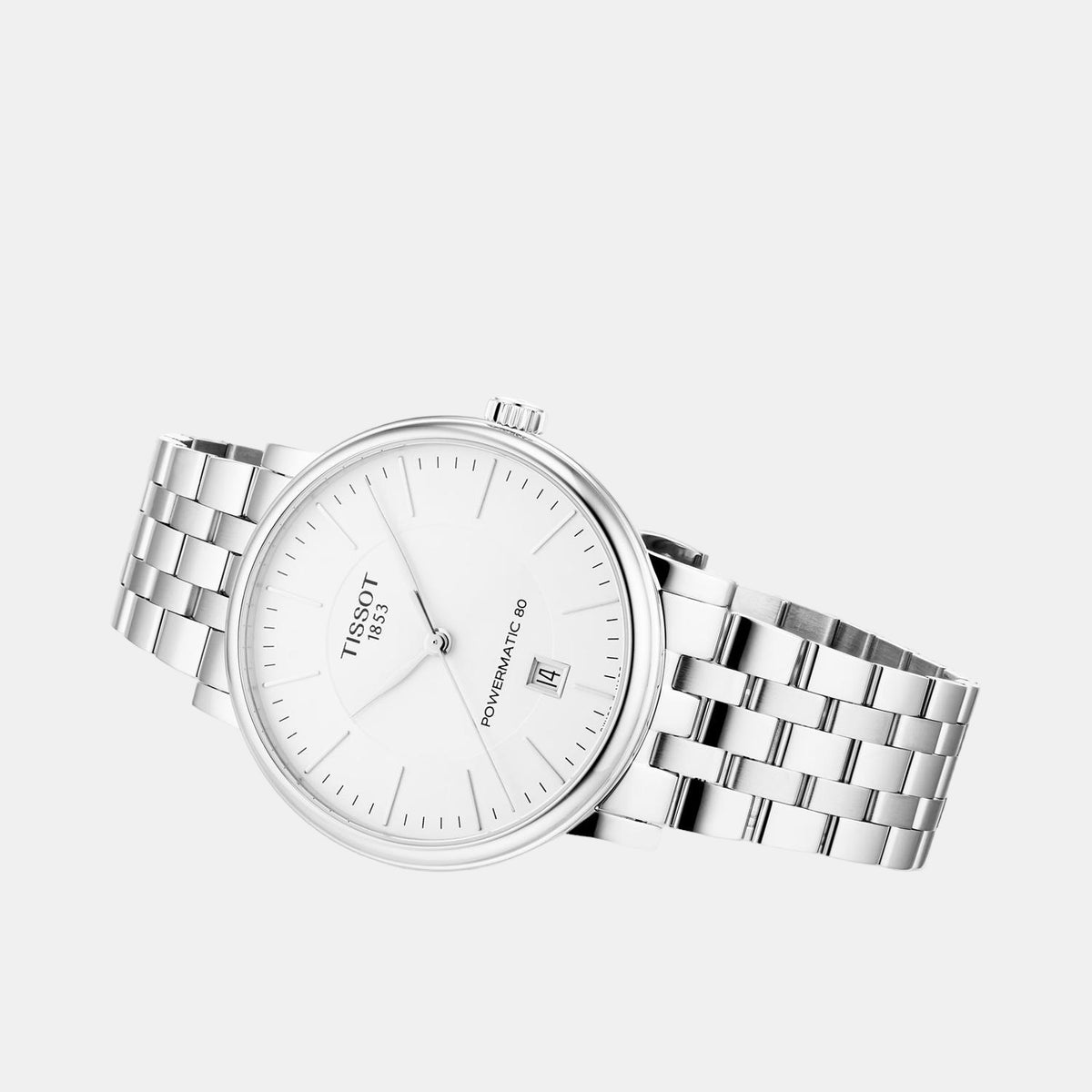 Tissot Men Round White watch