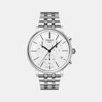 Tissot Round White Chronograph watch