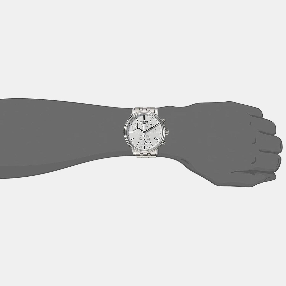 Tissot Men Round White watch