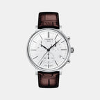 Tissot Round White Chronograph watch