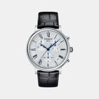 Tissot Round Silver Chronograph watch