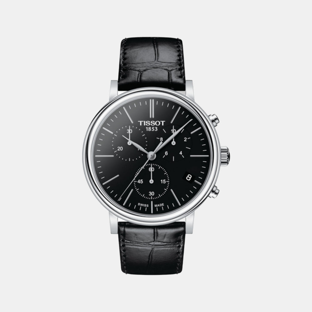 Tissot Round Black Chronograph watch
