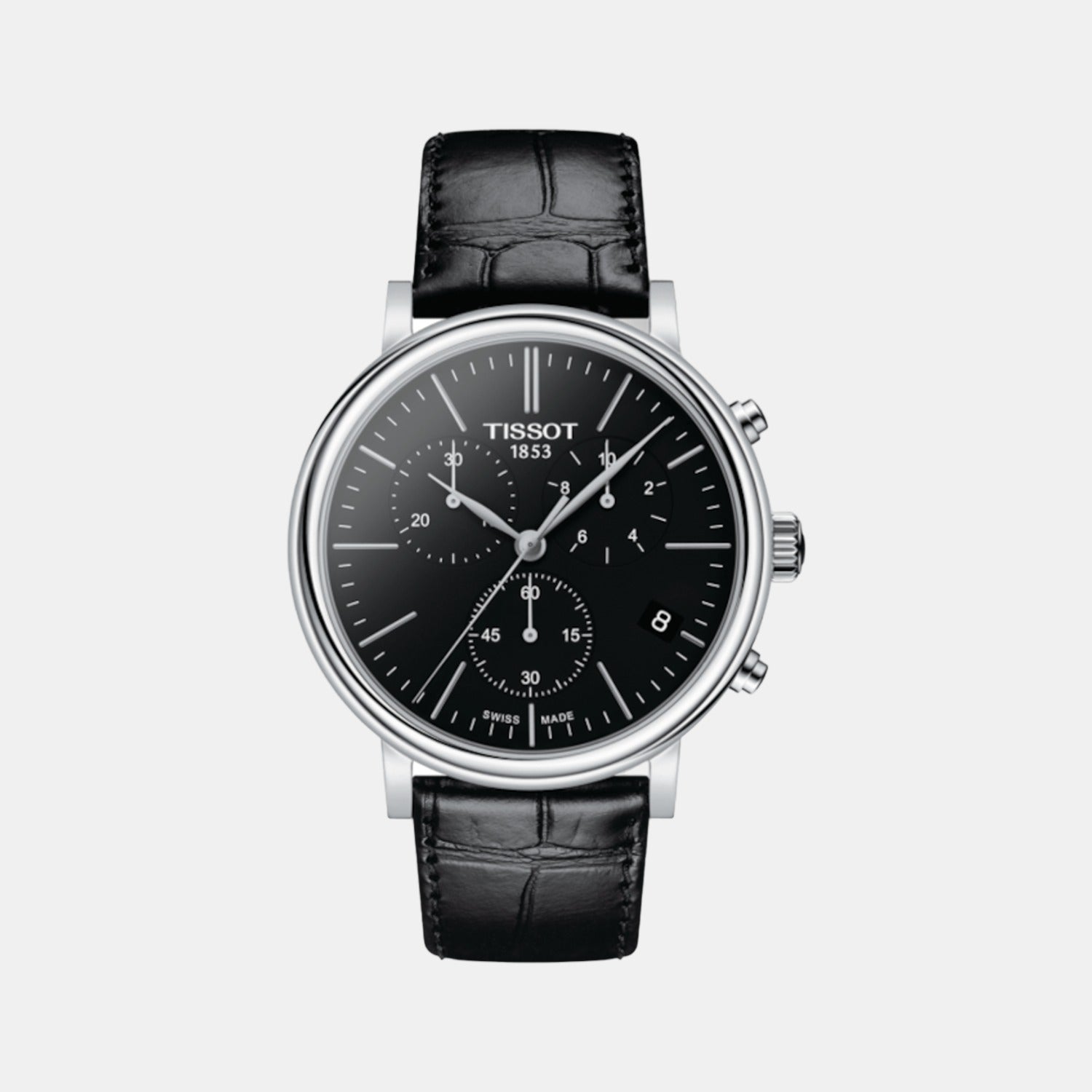 Tissot Round Black Chronograph watch