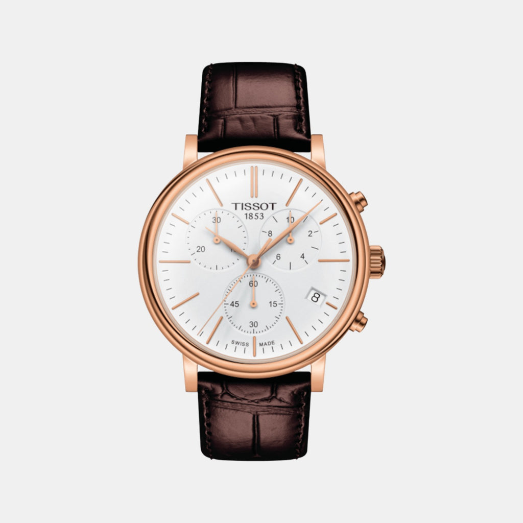 Tissot Round White Chronograph watch