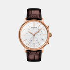 Tissot Round White Chronograph watch