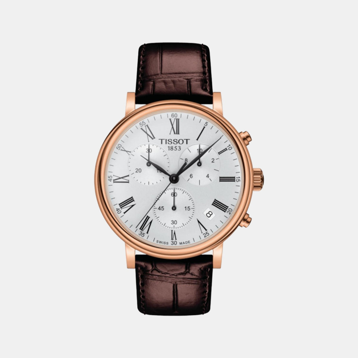Tissot Round Silver Chronograph watch