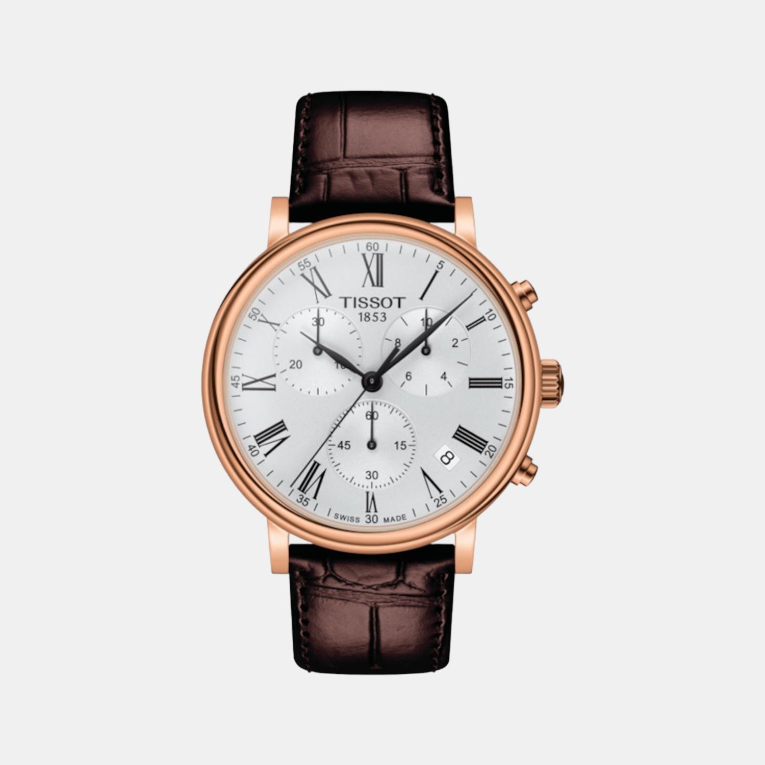 Tissot Round Silver Chronograph watch