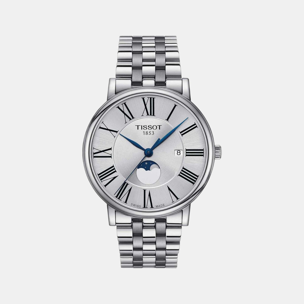 Tissot Round Silver Analog watch