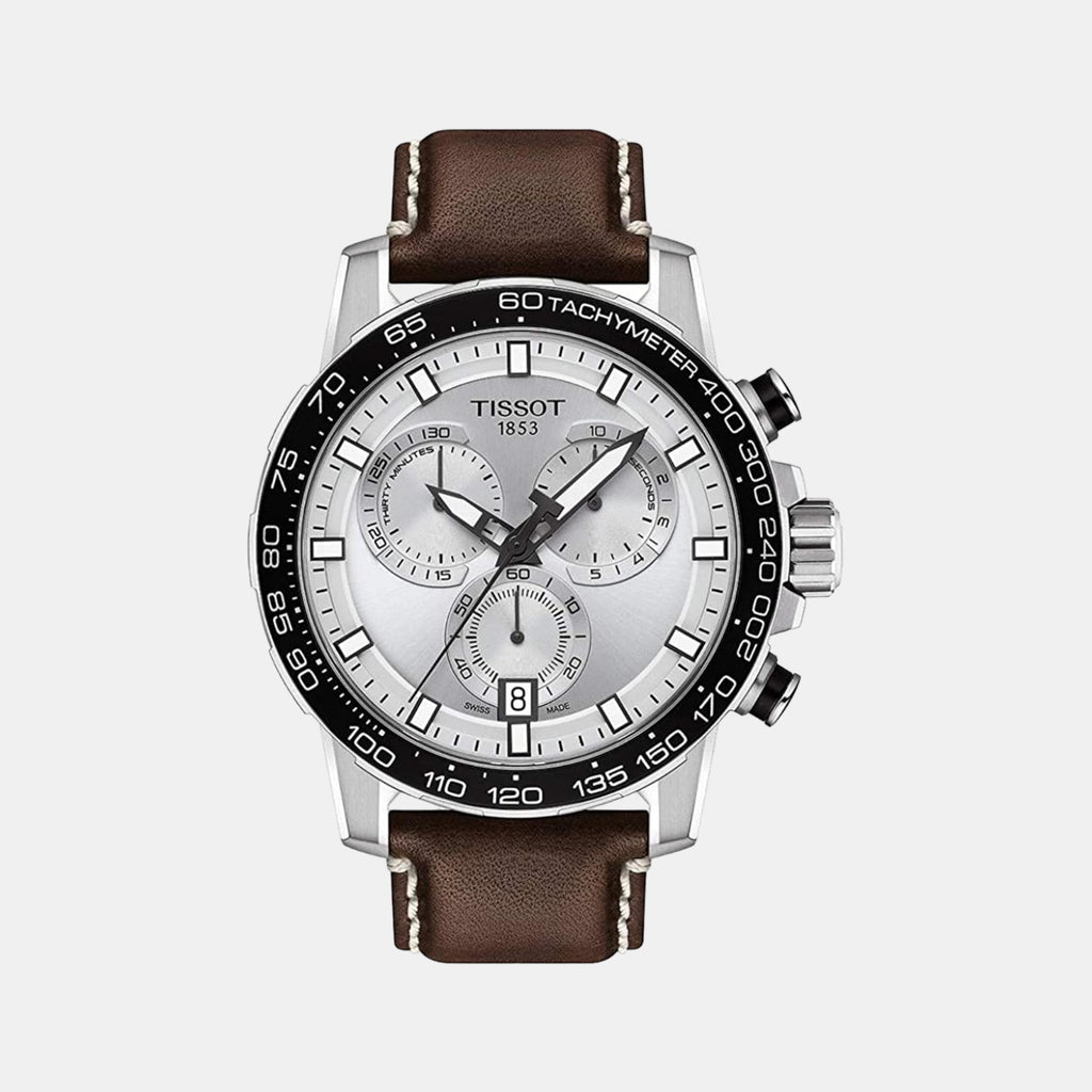 Tissot Round Silver Chronograph watch