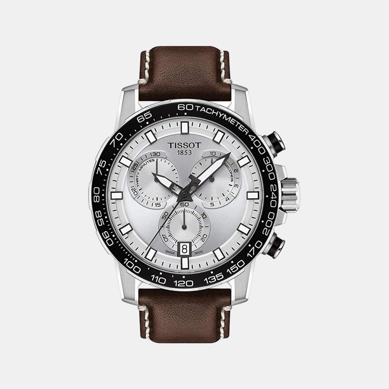 Tissot Round Silver Chronograph watch