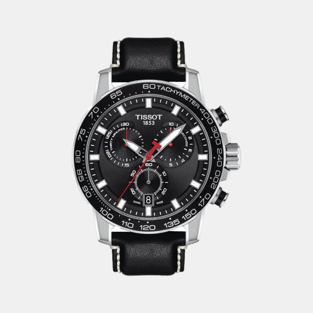 Tissot Round Black Chronograph watch