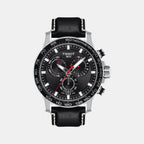 Tissot Round Black Chronograph watch