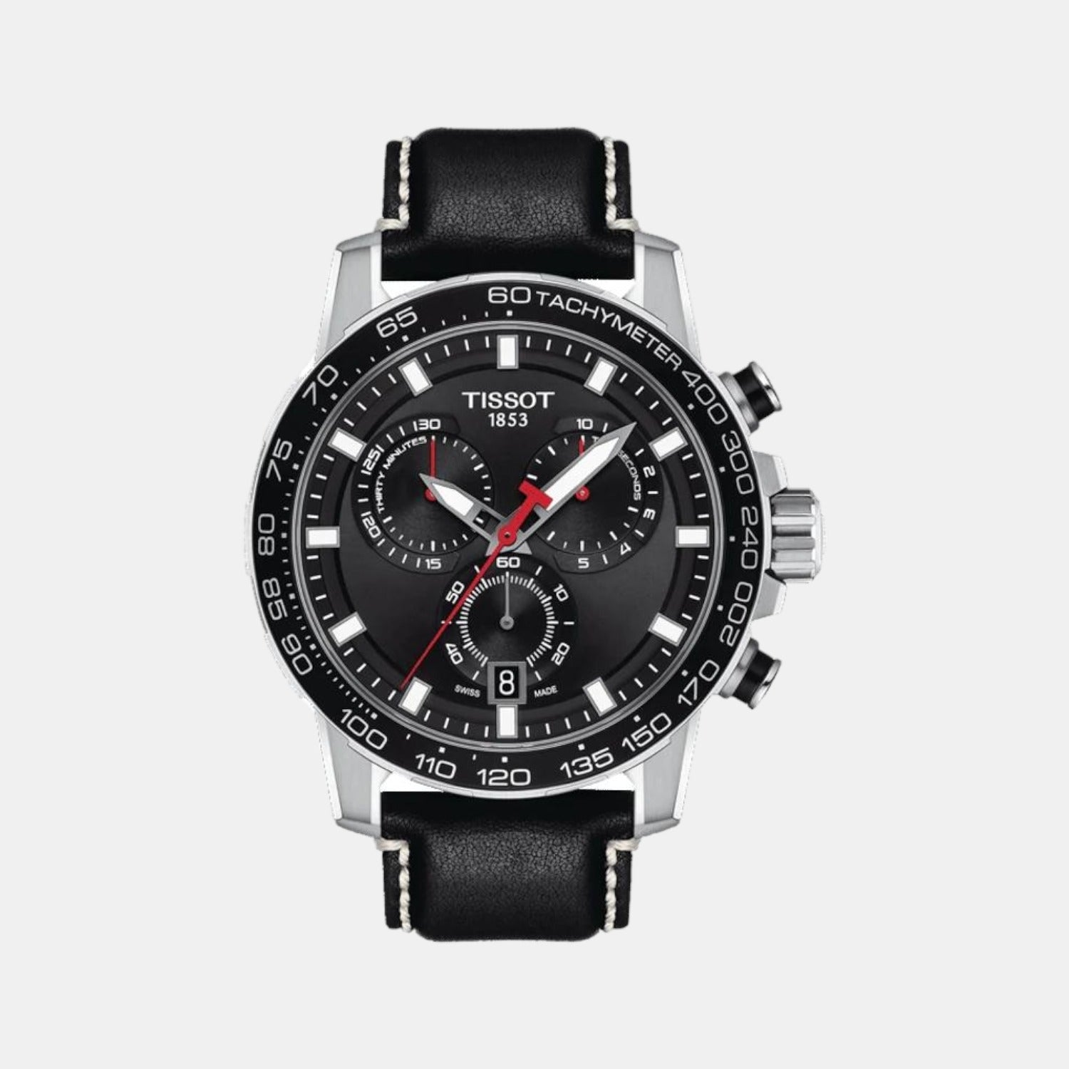 Tissot Round Black Chronograph watch