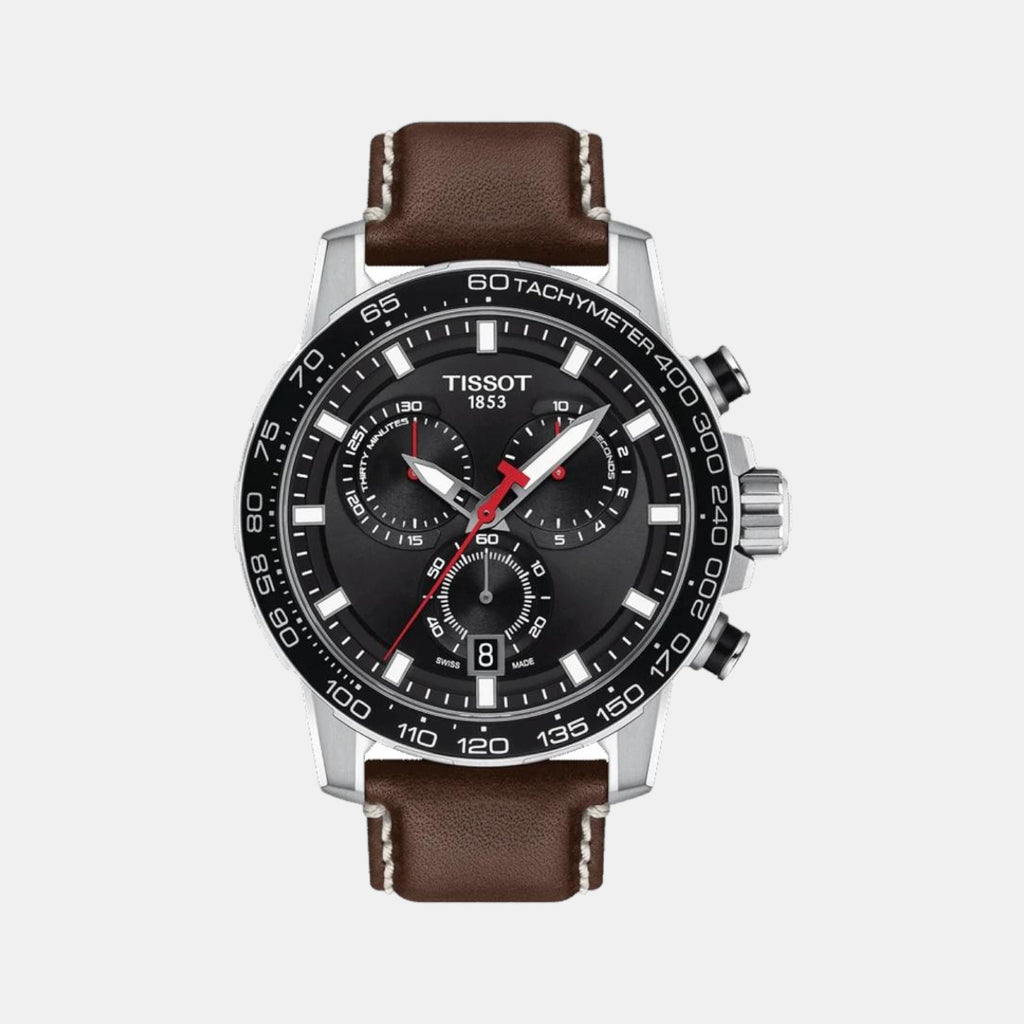 Tissot Round Black Chronograph watch