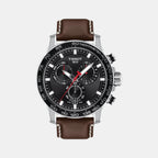 Tissot Round Black Chronograph watch