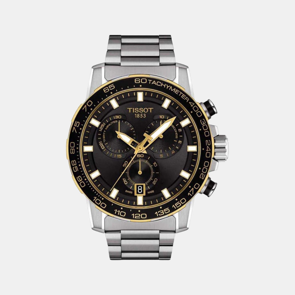 Tissot Round Black Chronograph watch