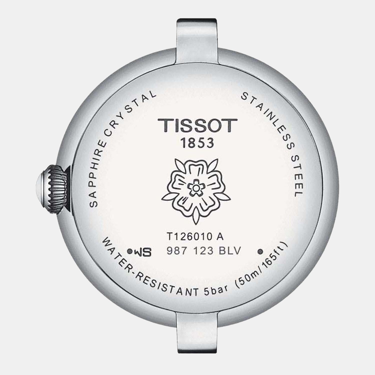 Tissot 1853 stainless on sale steel back water resistant