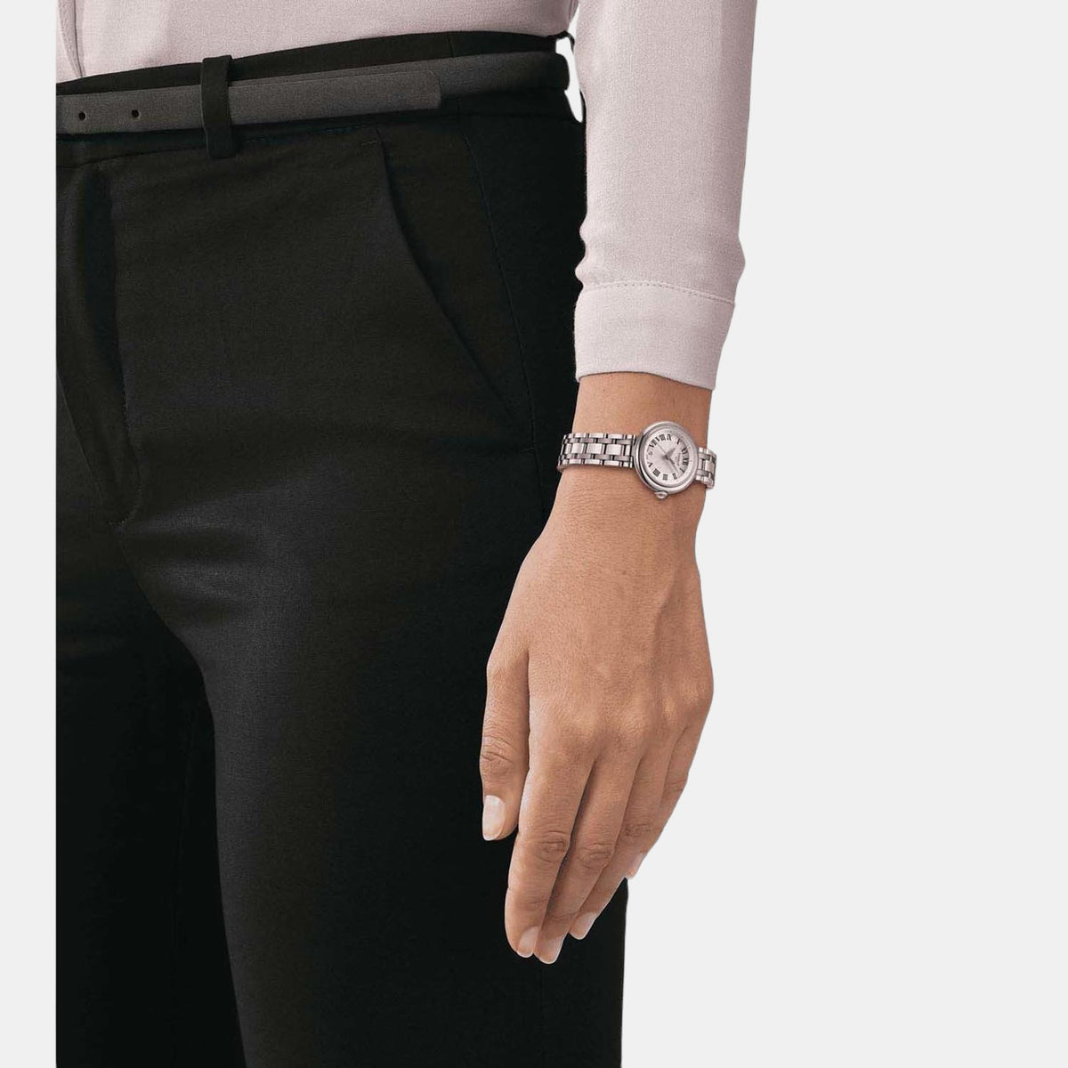 Tissot Women Round White watch