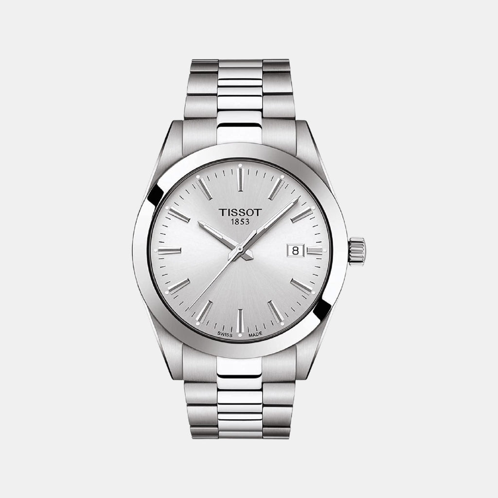 Tissot Round Silver Analog watch