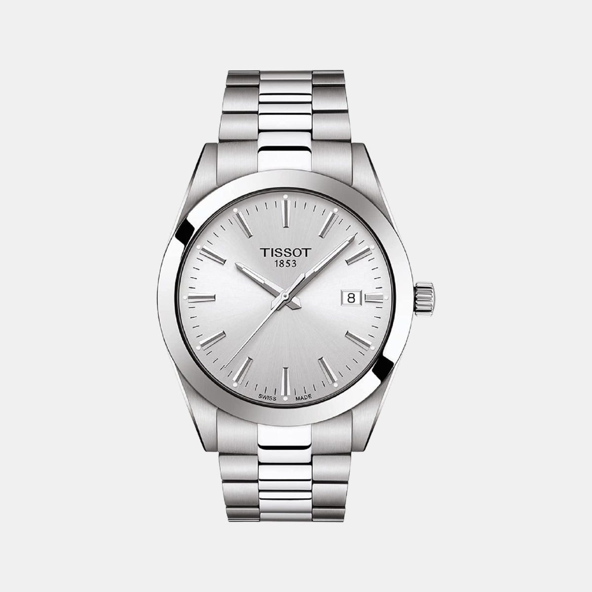 Tissot Round Silver Analog watch
