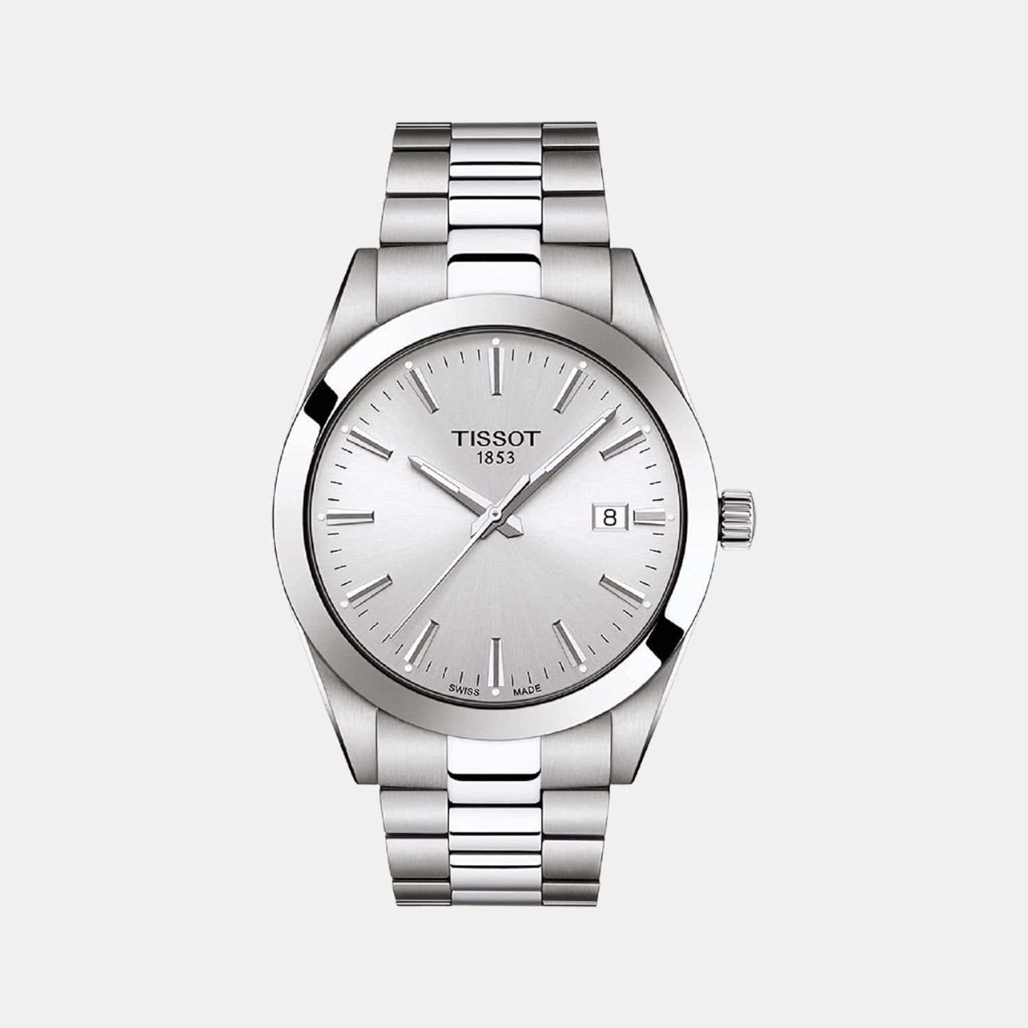 Tissot Round Silver Analog watch