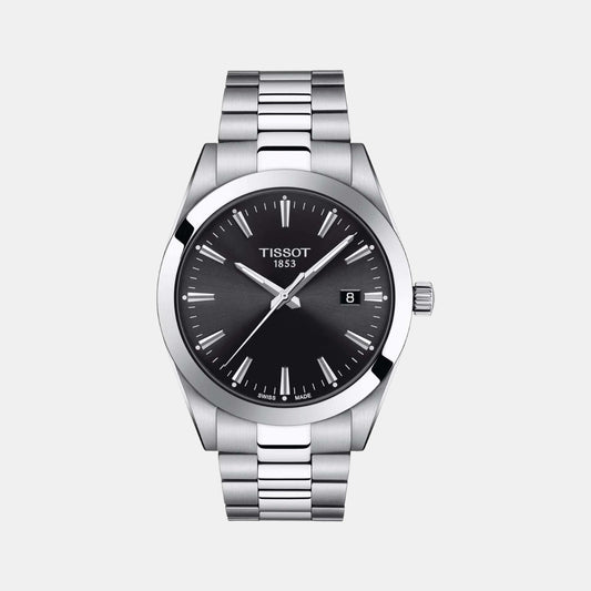 Gentleman Male Analog Stainless Steel Watch T1274101105100