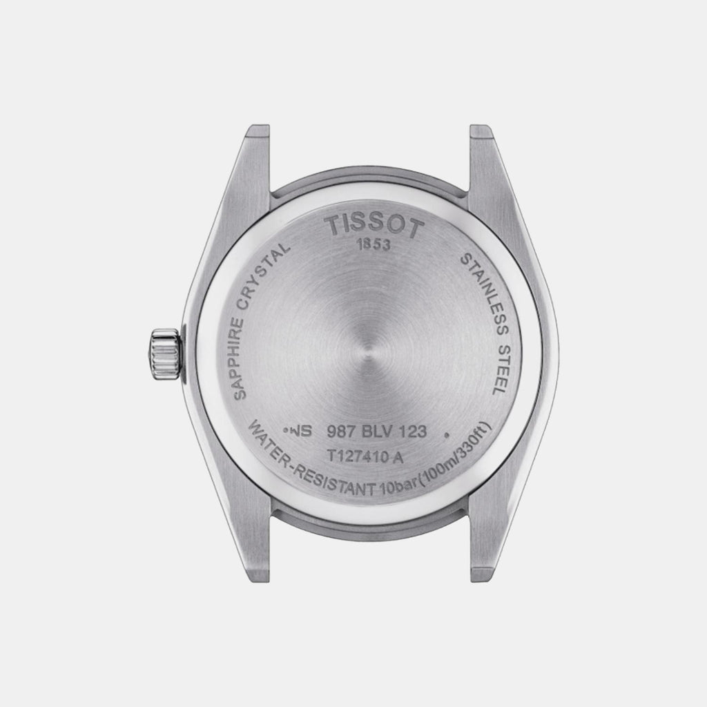 Tissot Leather Silver watch