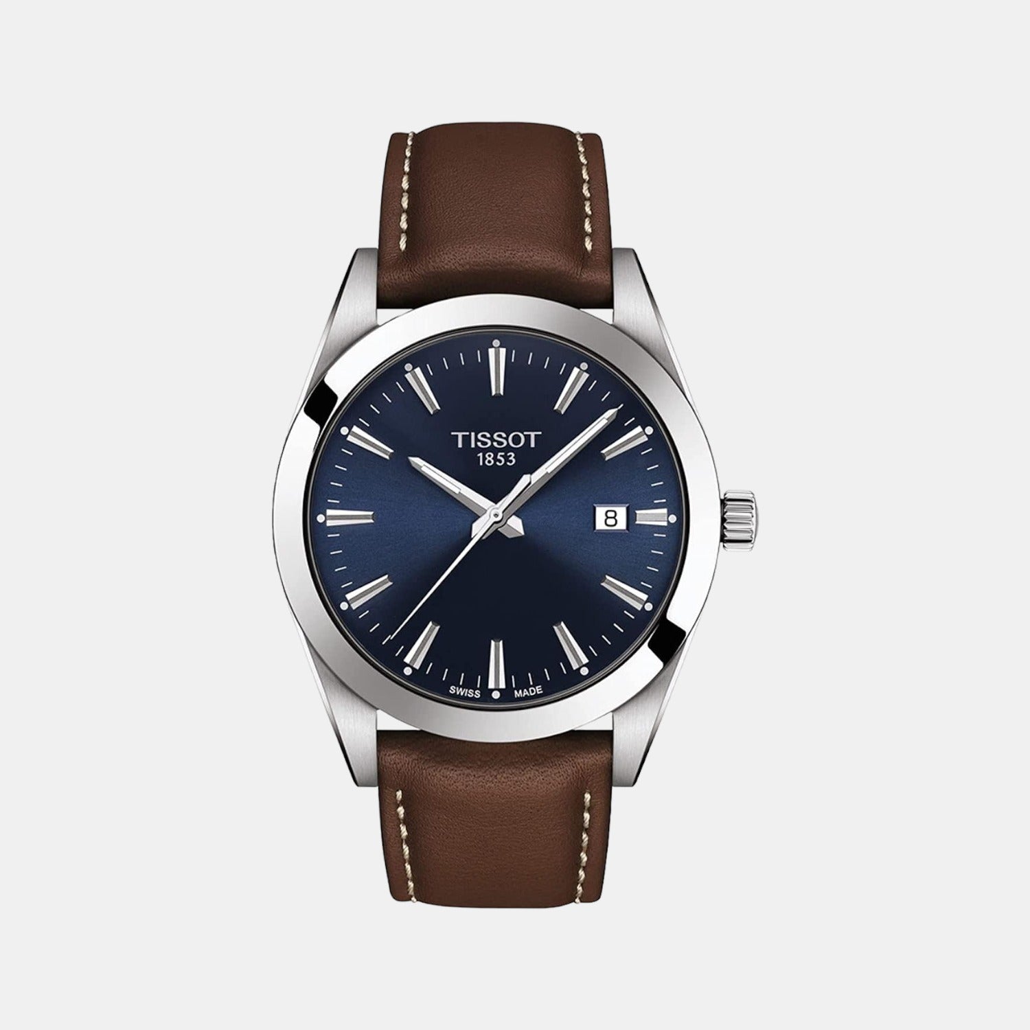 Tissot Round Blue Analog watch
