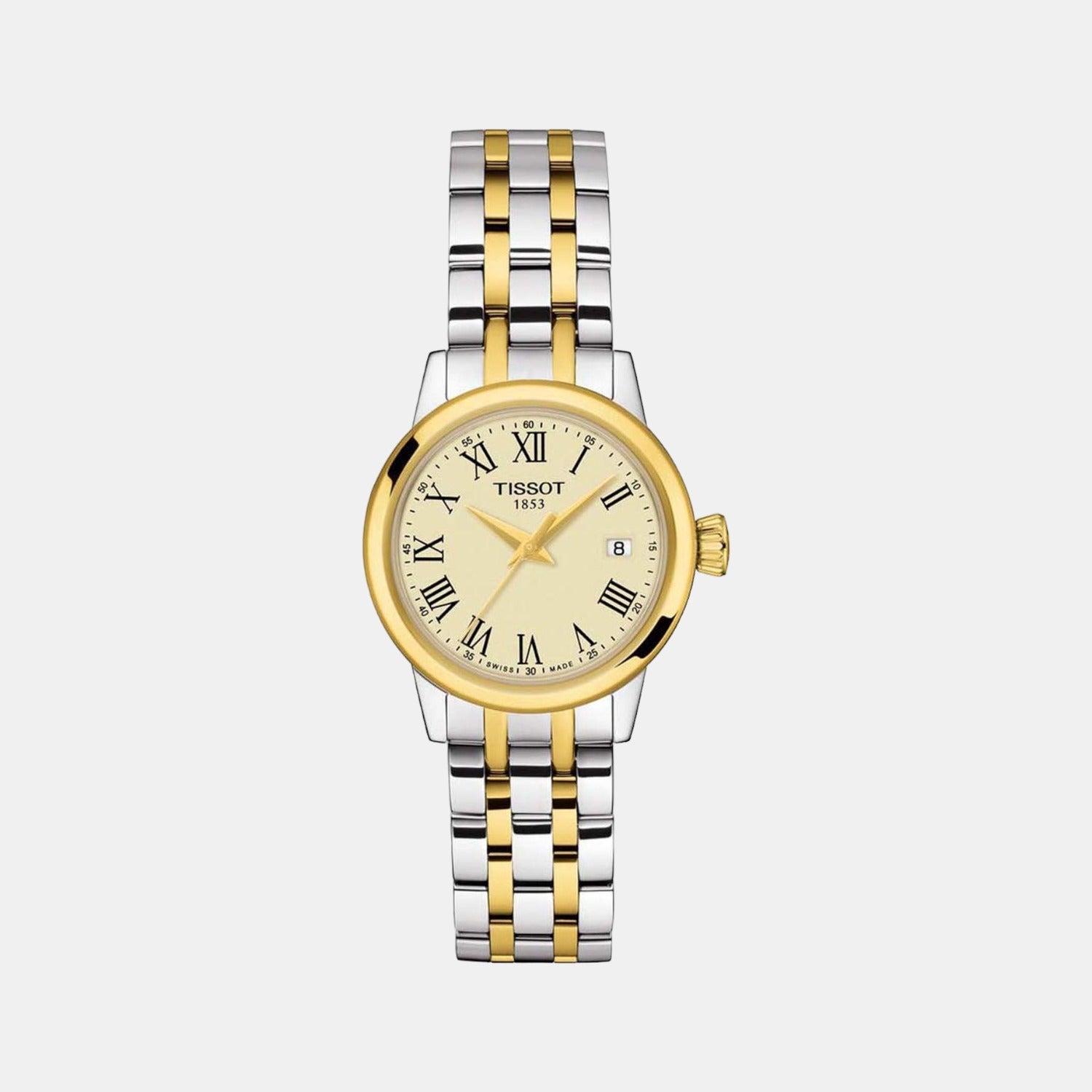 Tissot Round Cream Analog watch