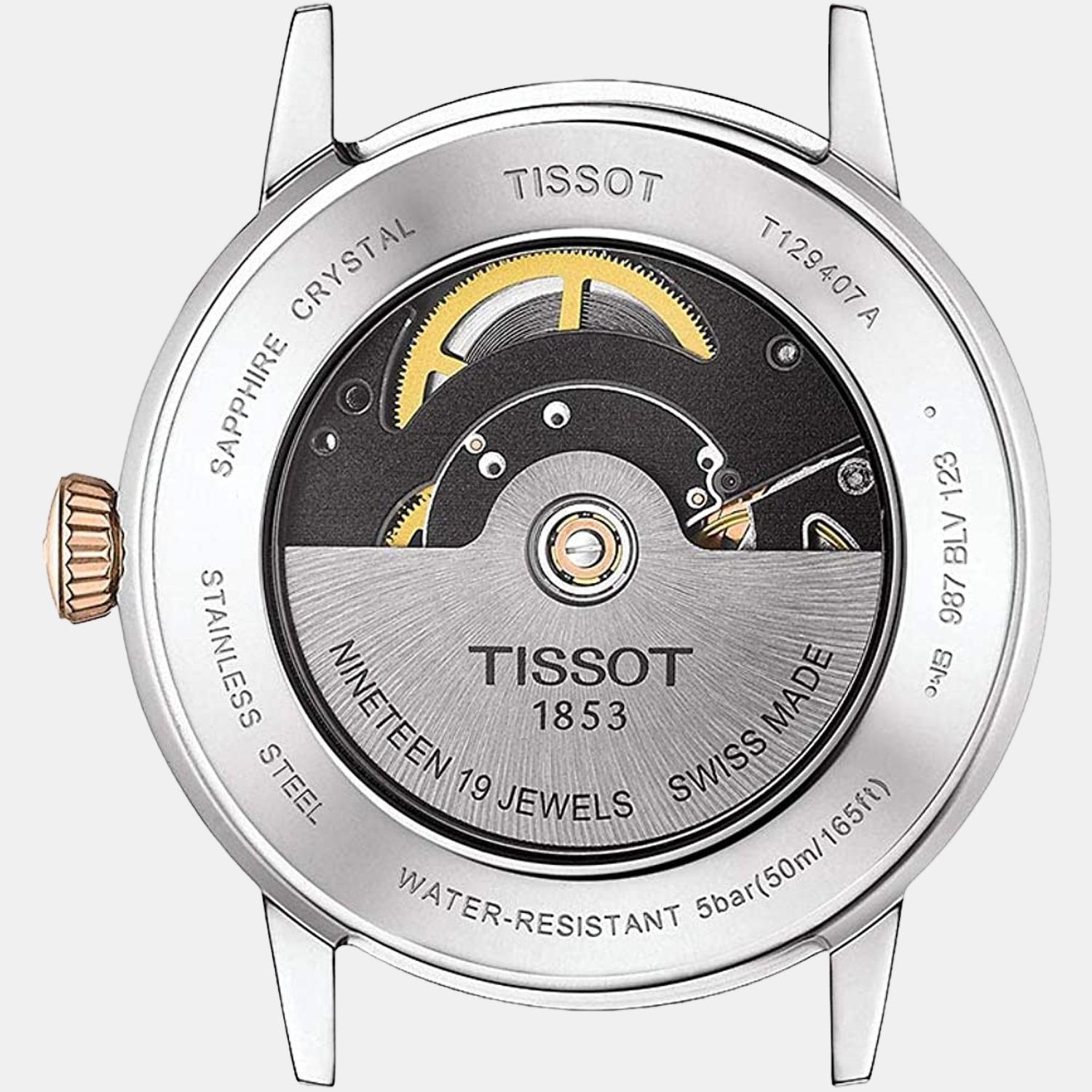 Tissot Men Round Silver watch