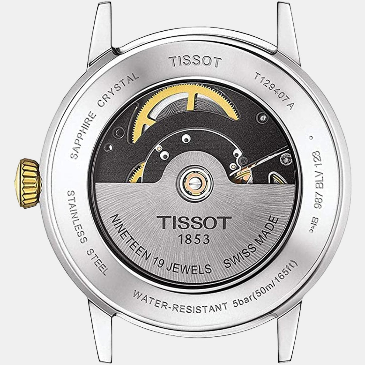 Tissot Men Round Silver watch