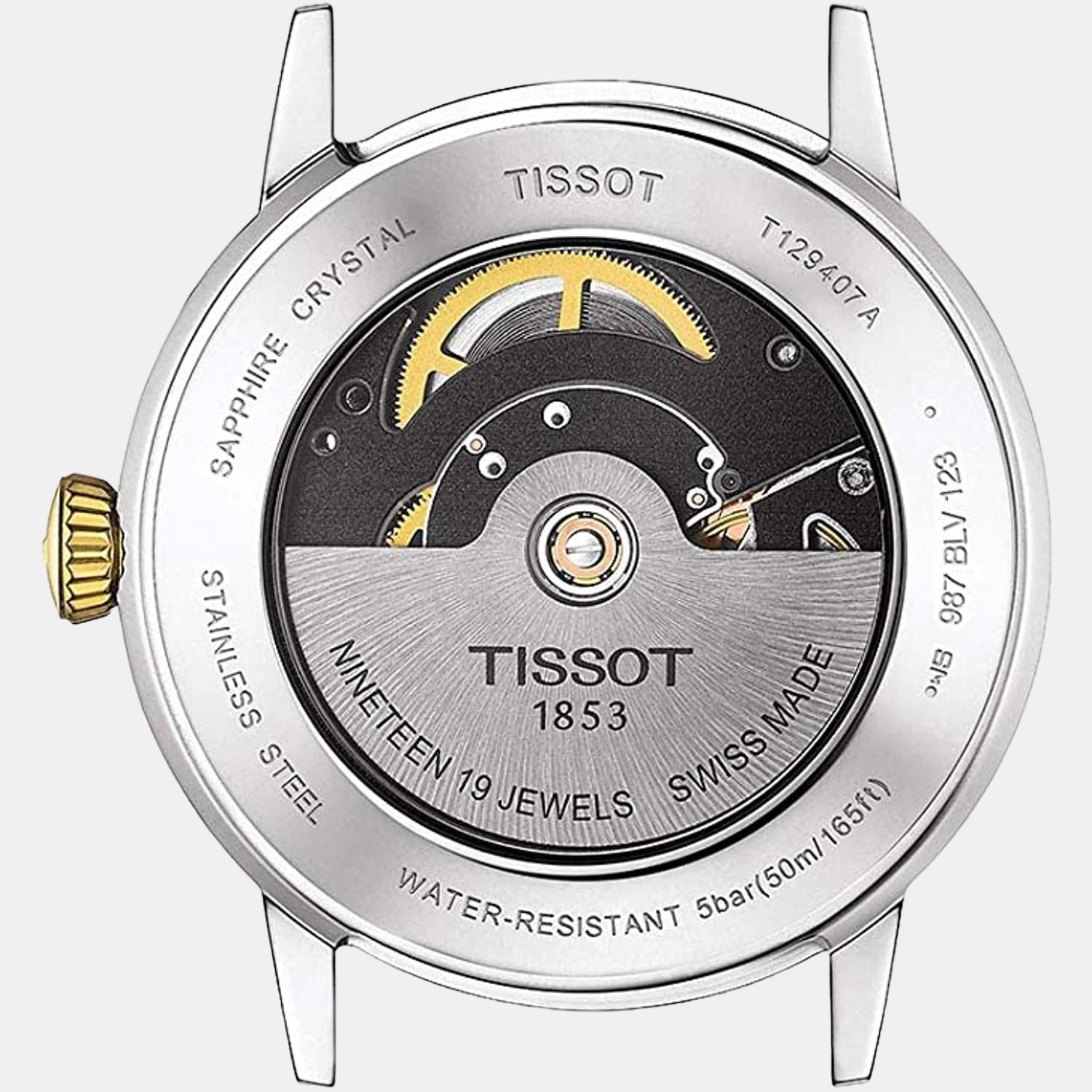 Tissot Men Round Silver watch