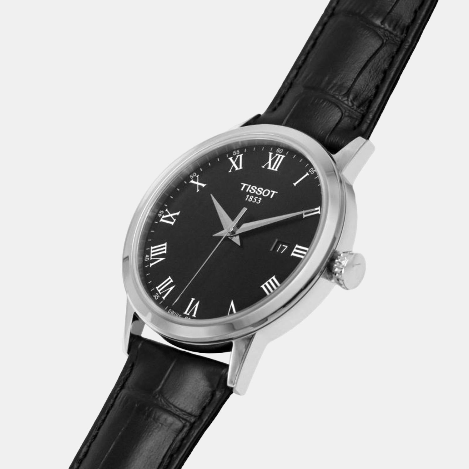 Tissot Leather Black watch