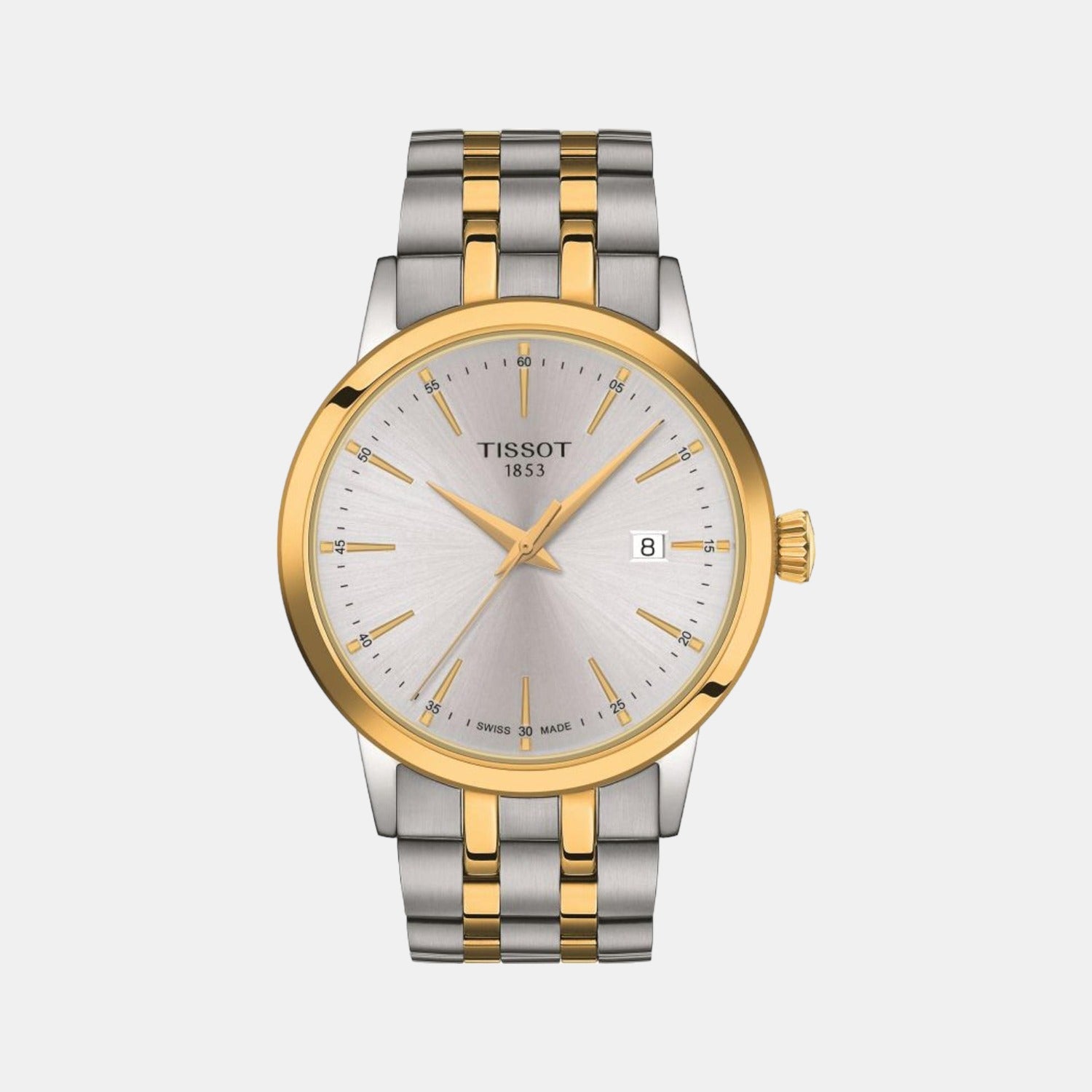 Tissot Round Silver Analog watch