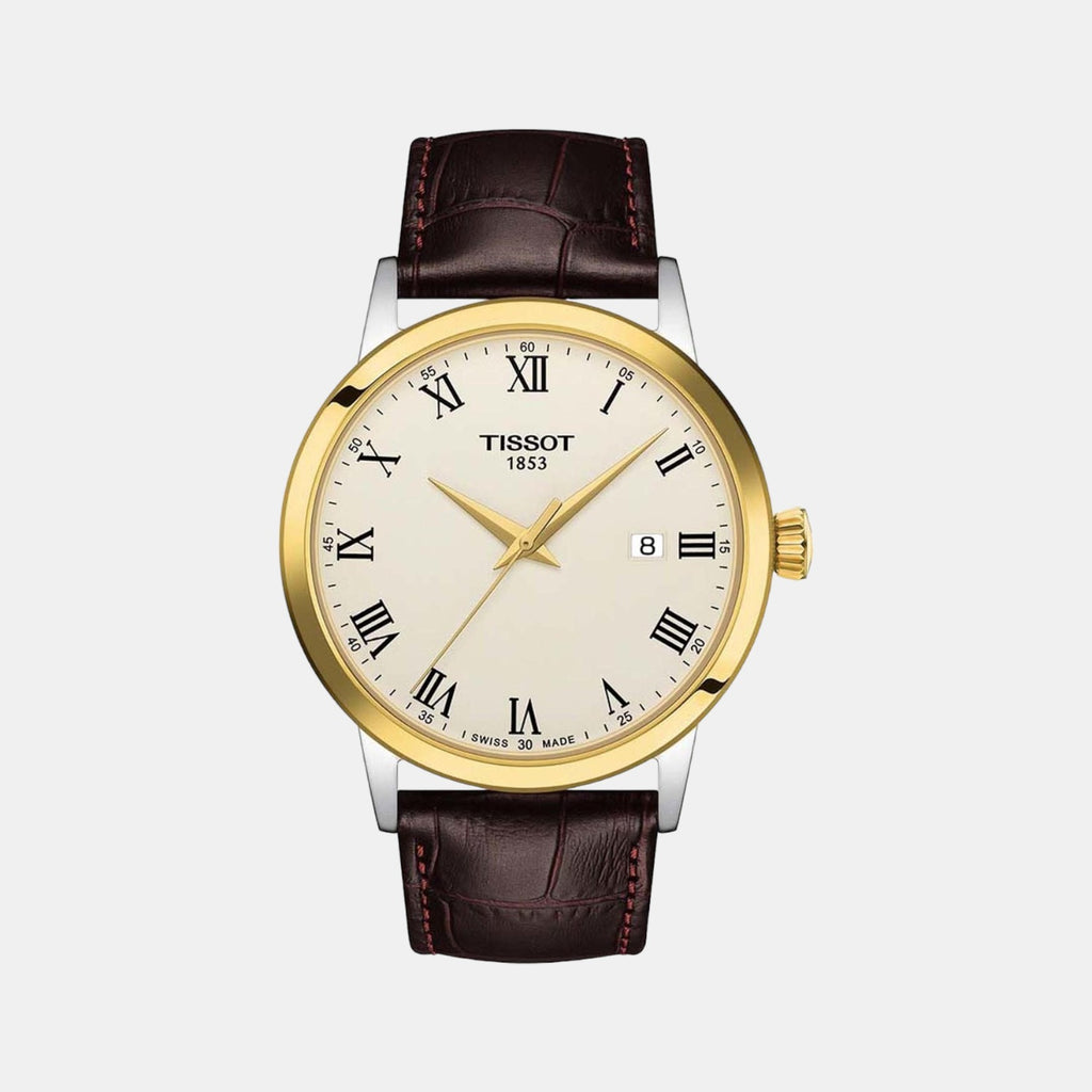 Tissot Round Beige Analog watch