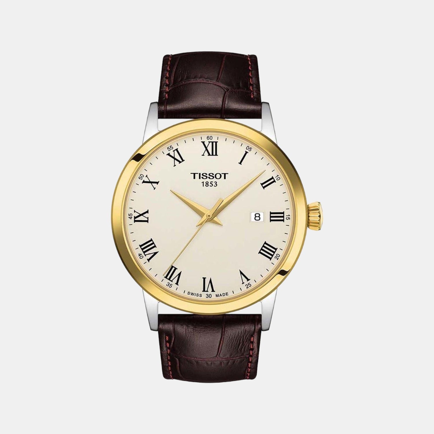 Tissot Round Beige Analog watch