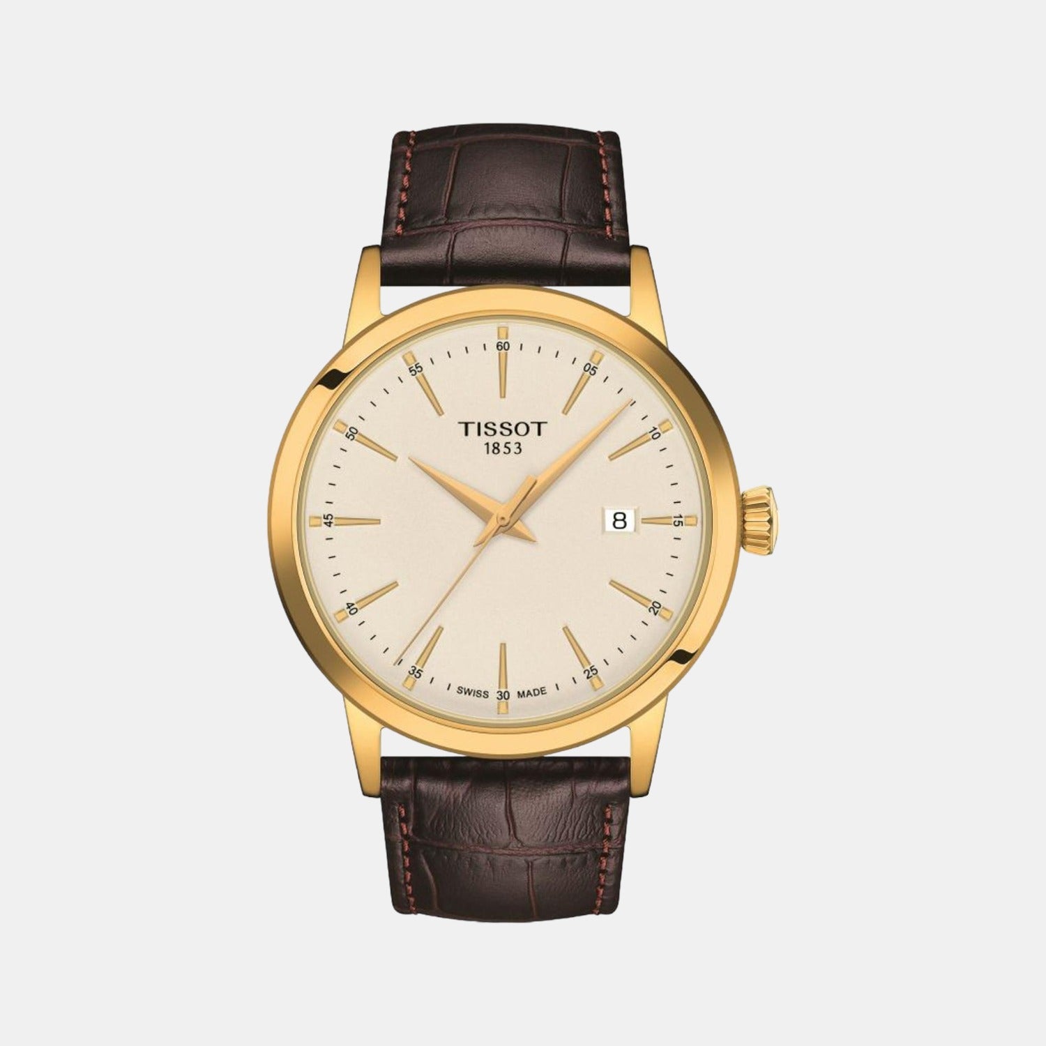 Tissot Round Cream Analog watch