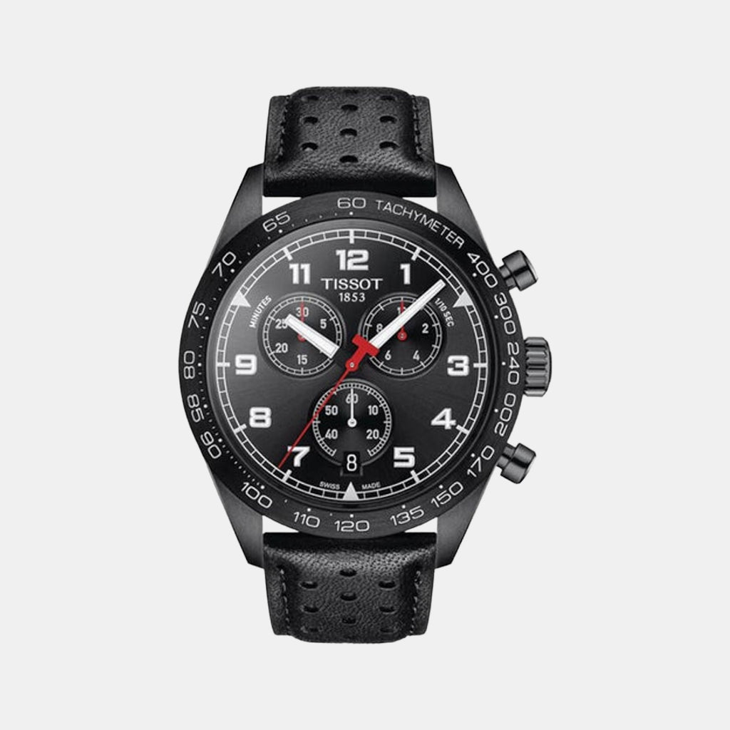 Tissot Round Black Chronograph watch