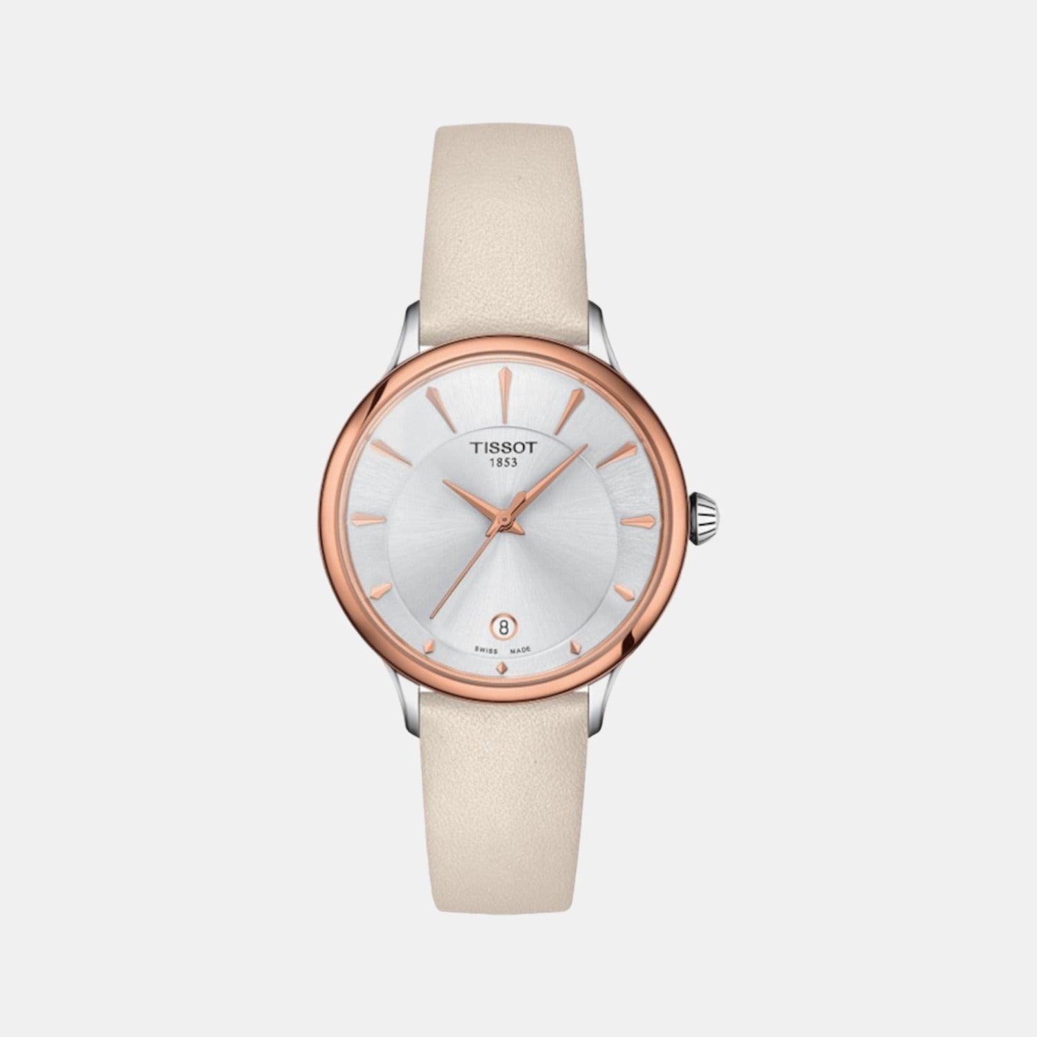 Tissot Round White Analog watch