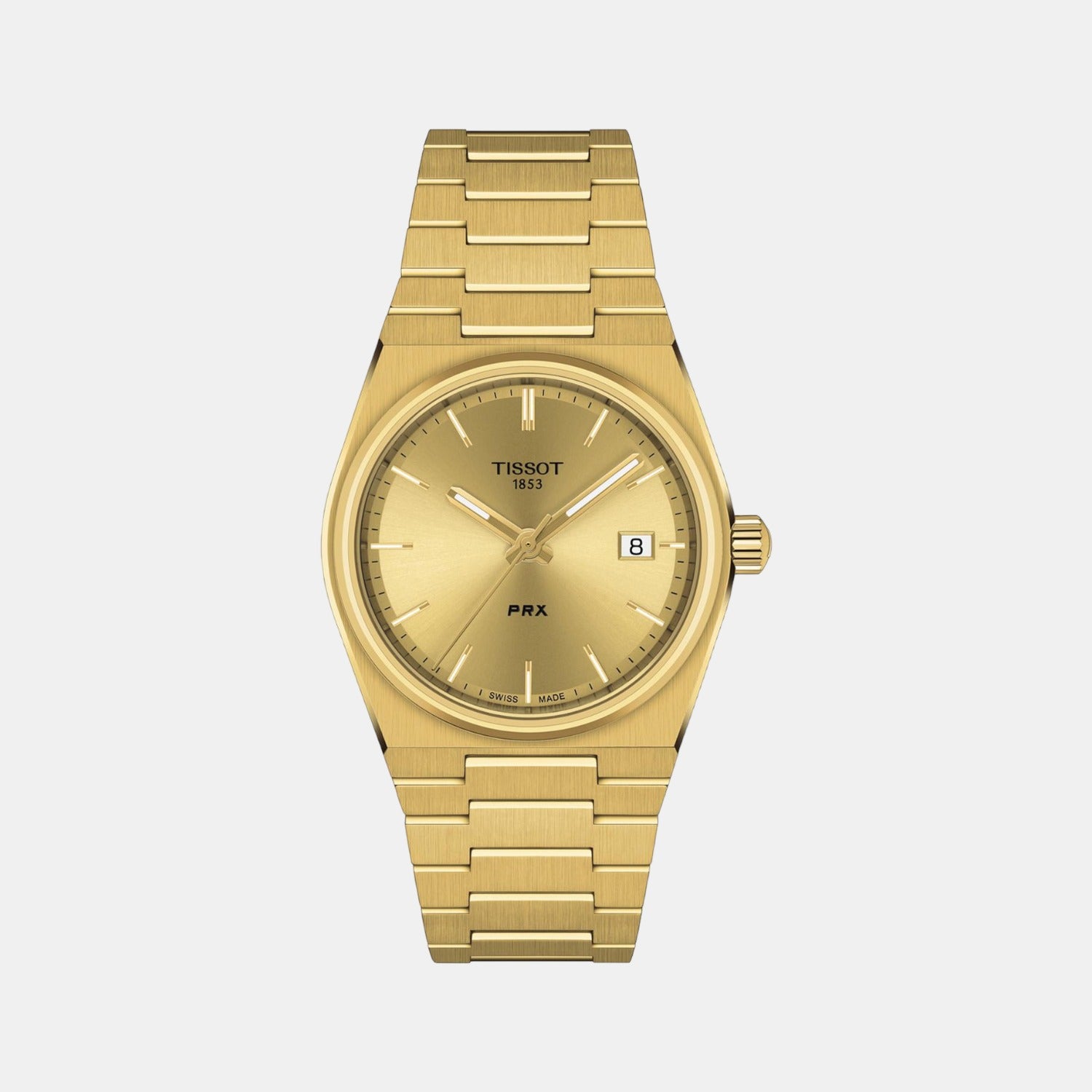 Tissot Round Gold Analog watch