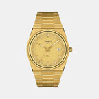 Tissot Round Gold Analog watch