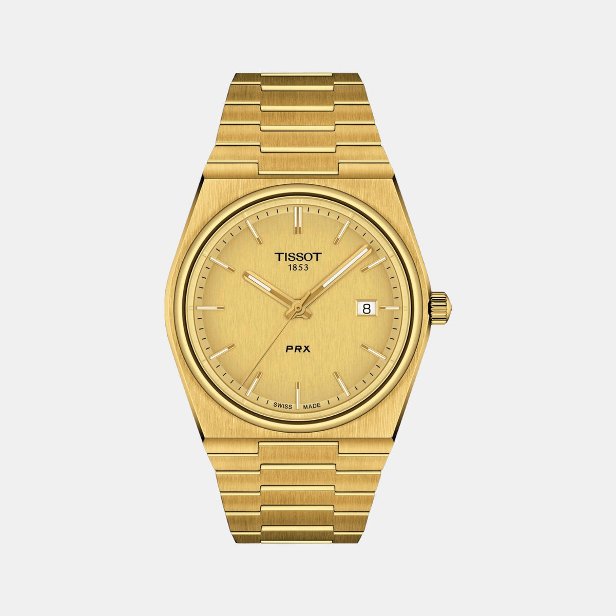 Tissot Round Gold Analog watch
