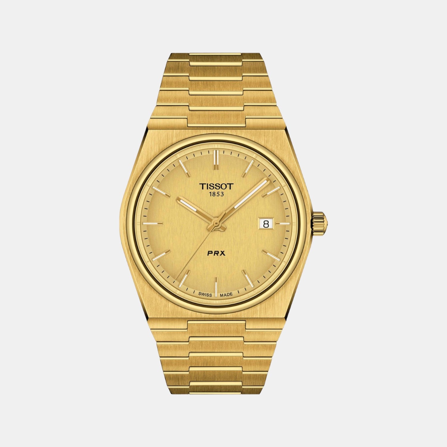Tissot Round Gold Analog watch