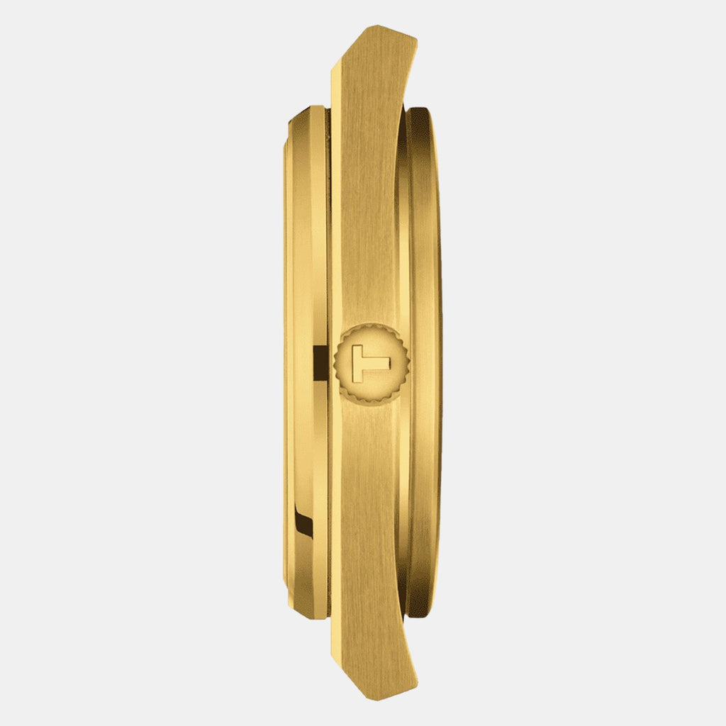 Tissot Men Round Gold watch