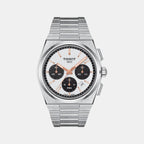 Tissot Round White Chronograph watch