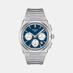 Tissot Round Blue Chronograph watch