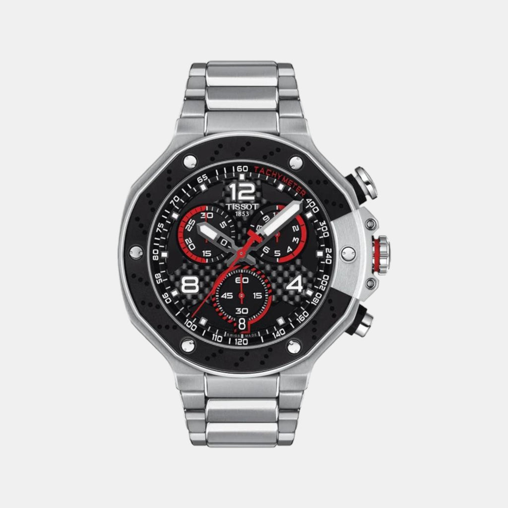 Tissot Round Black Chronograph watch