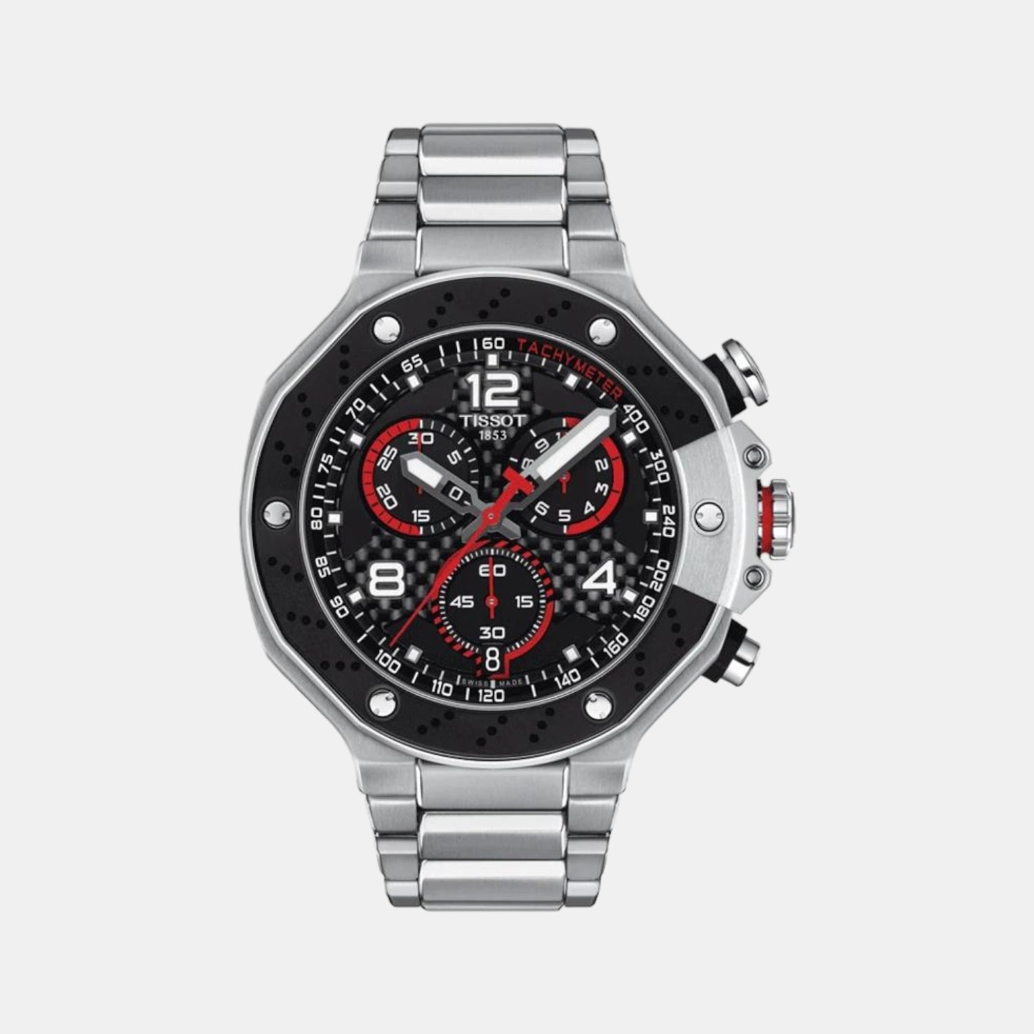 T-Race Male Stainless Steel Chronograph Watch T1414171105700